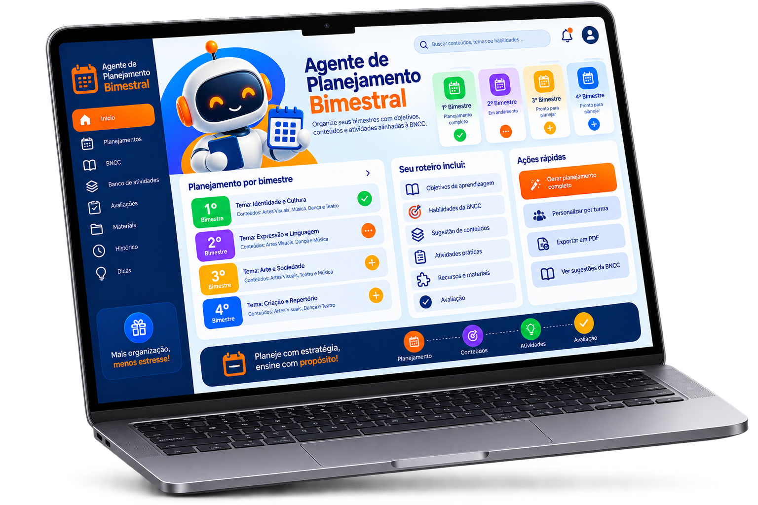 Agente de IA para planejamento bimestral e trimestral